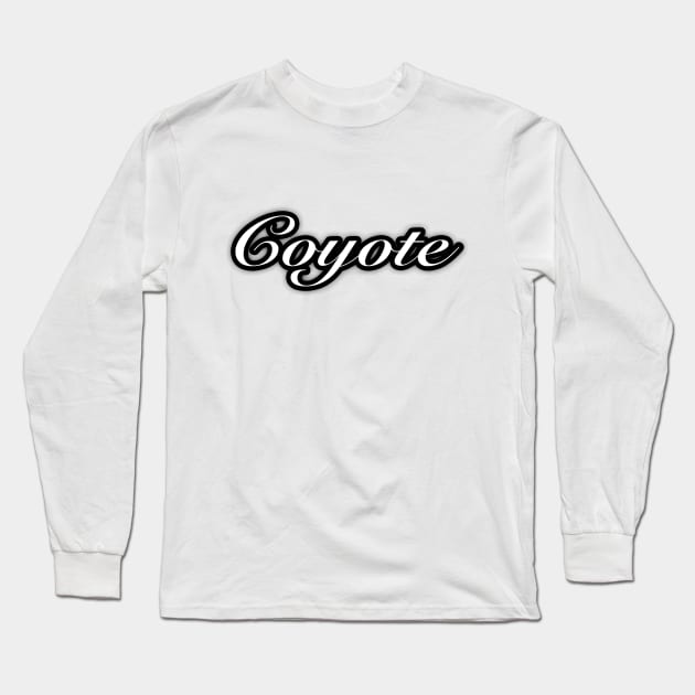Coyote Long Sleeve T-Shirt by lenn